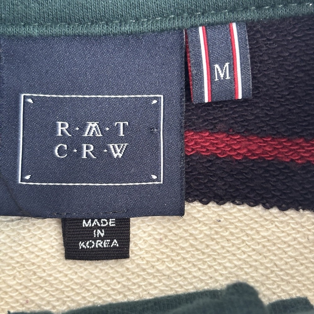Romantic Crown RMTCRW Rugby Polo Shirt Size M Contrast Collar Retro Style RARE - Picture 4 of 11